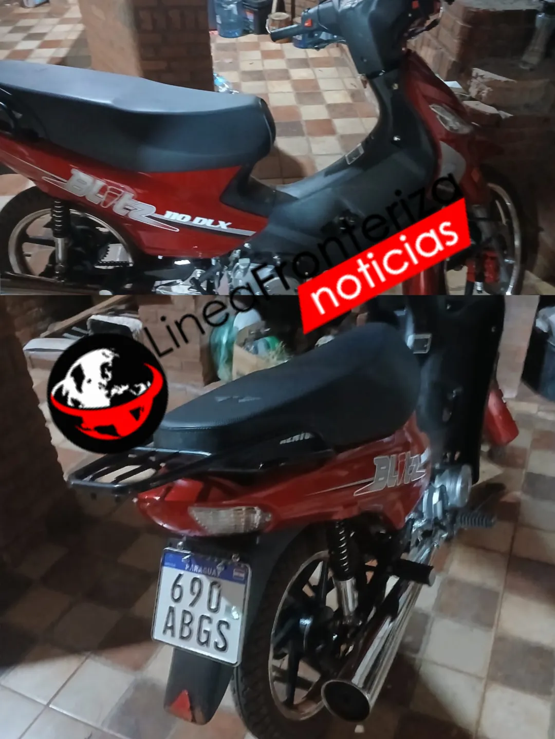 Robo de motocicleta a mano armada en el barrio Obrero