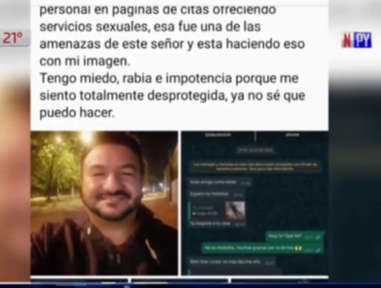 Mujer denuncia acoso sexual y amenazas de muerte