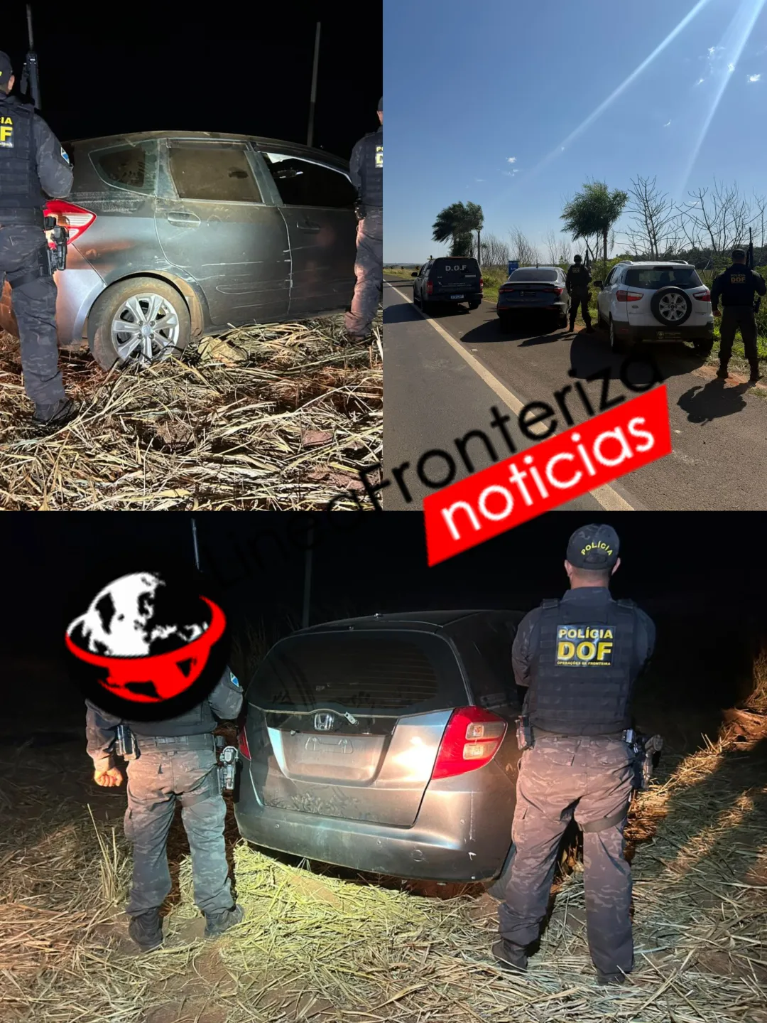 DOF recupera tres vehículos robados durante el fin de semana