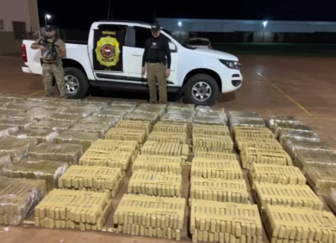 Incautan toneladas de marihuana
