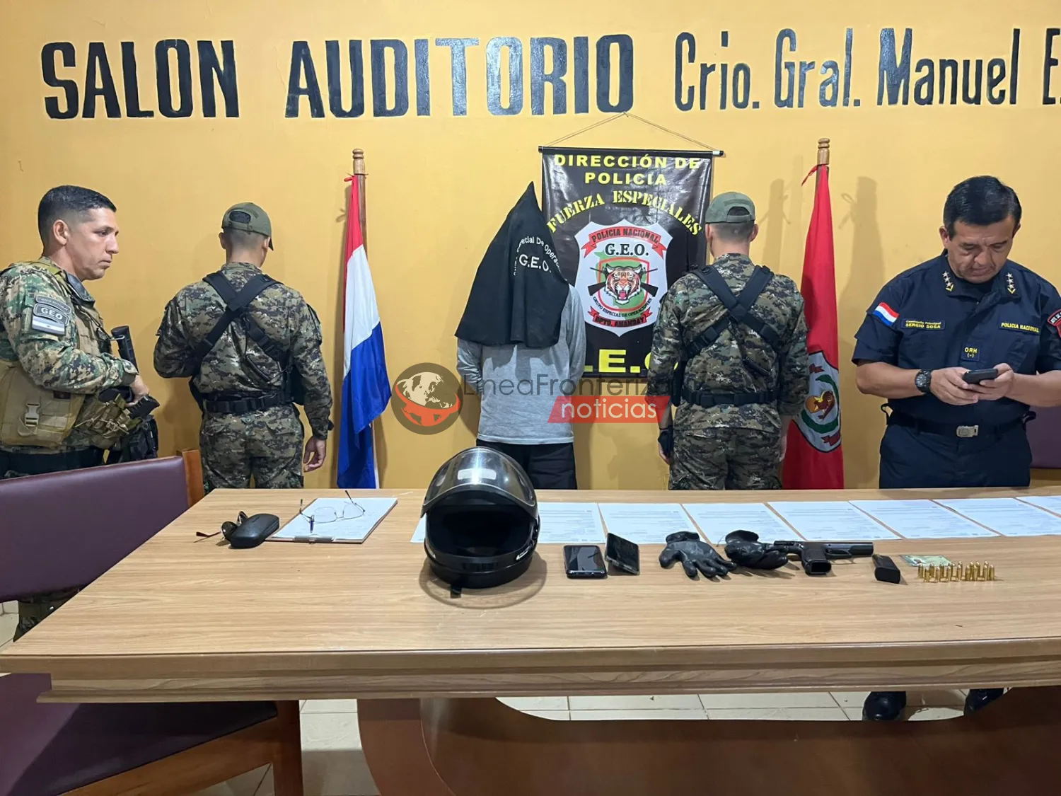 Aprehenden a ciudadano brasileño armado y con múltiples órdenes de captura