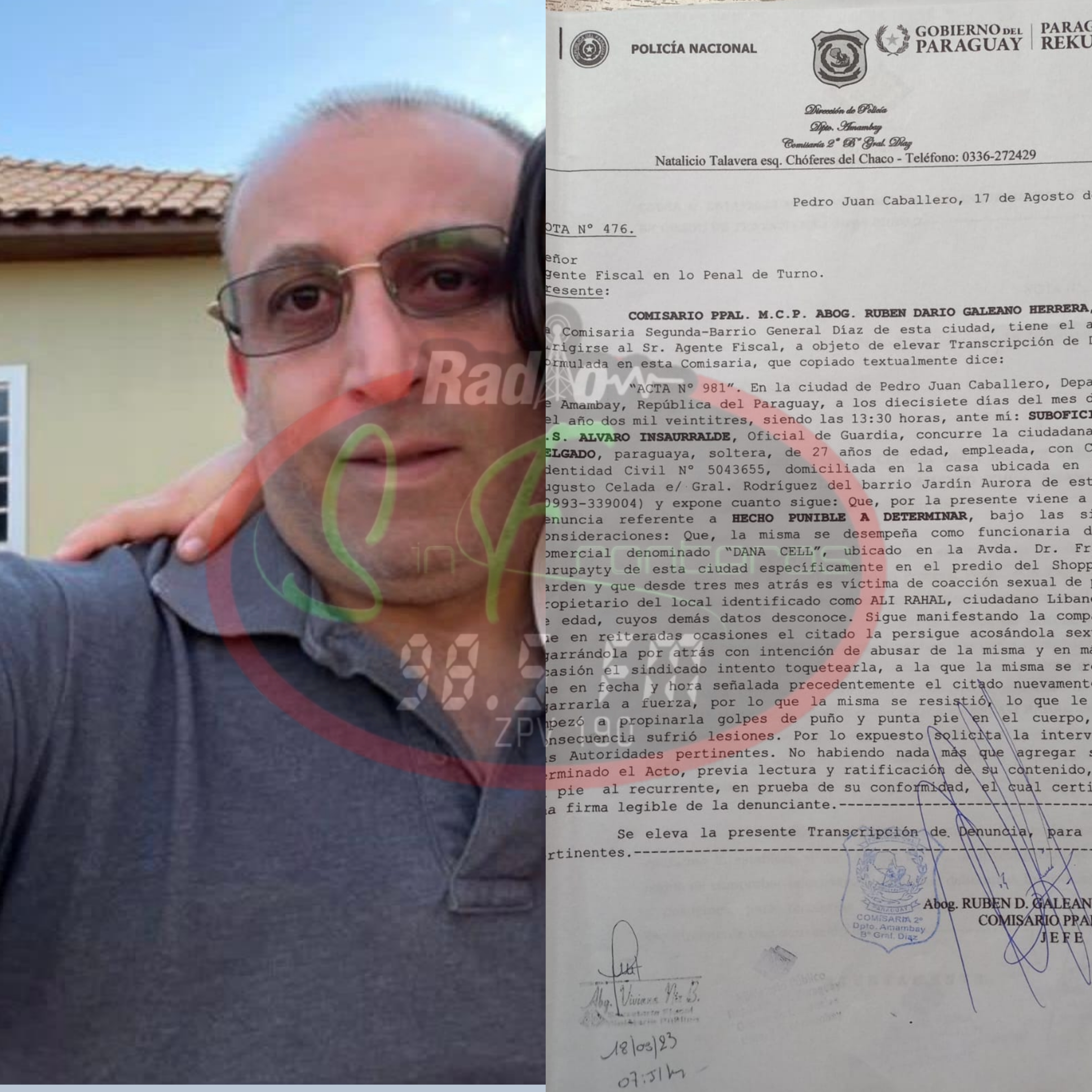 Libanês Intentó abusar sexualmente de su funcionaria.