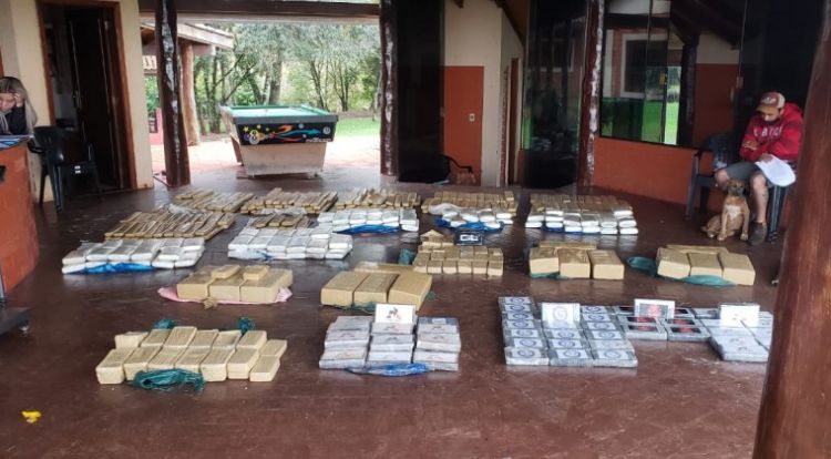 Incautan 310 kilos de cocaína en operativo realizado en Amambay