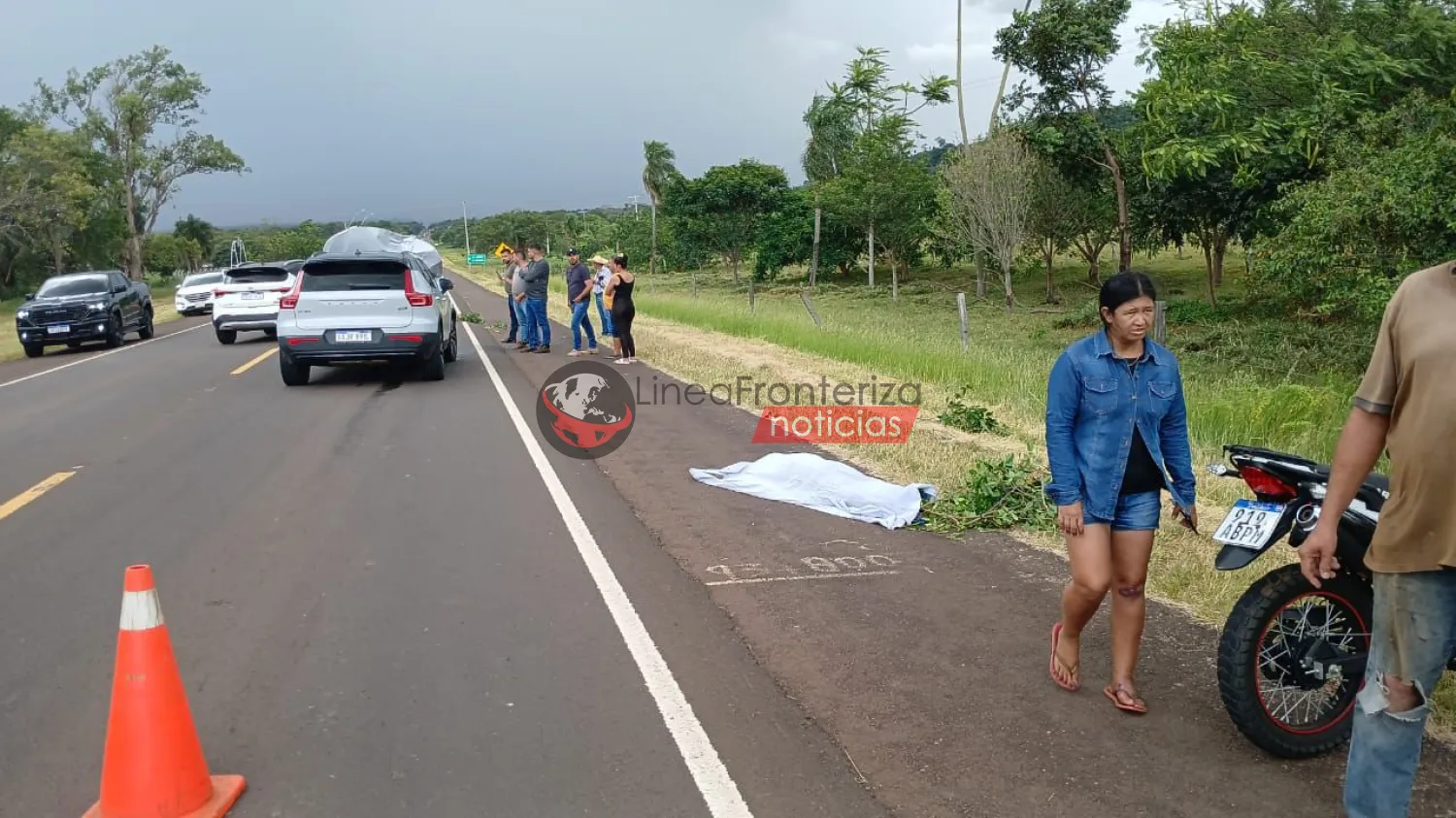 Accidente de tránsito con derivación fatal en Colonia Guavira
