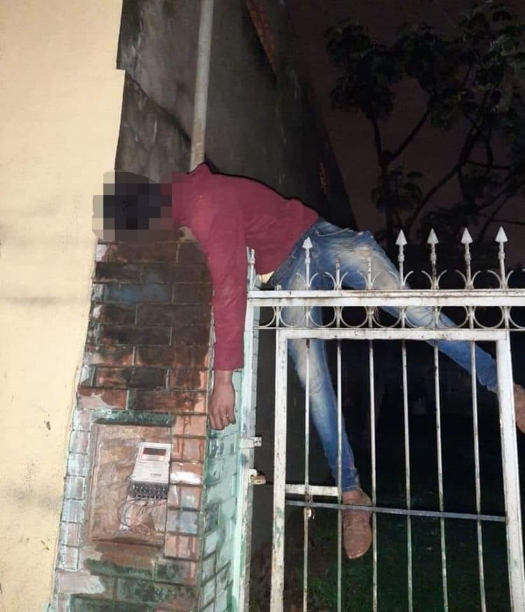 En el barrio Cristo Rey del Km. 11 Acaray, ladrón muere electrocutado  al trepar reja de una casa