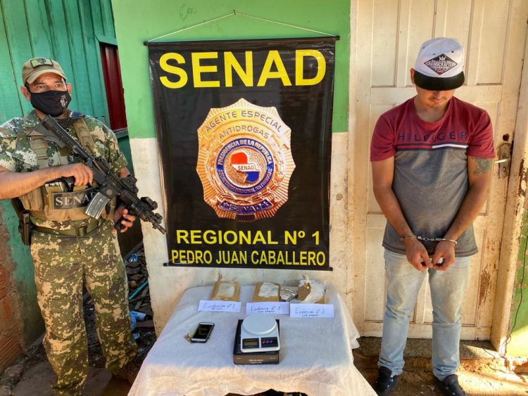 Fiscal antidroga imputó a un sujeto que fue aprehendido con cocaina