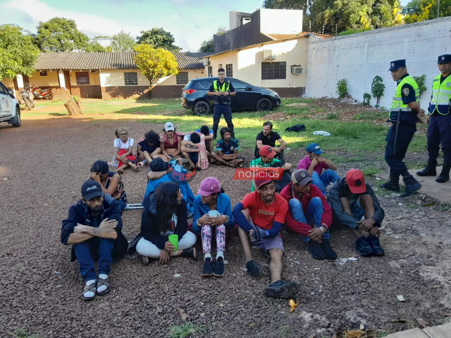 De 17 personas demoradas en el arroyo Punta Vakapí, 4 quedaron detenidas por órdenes de captura