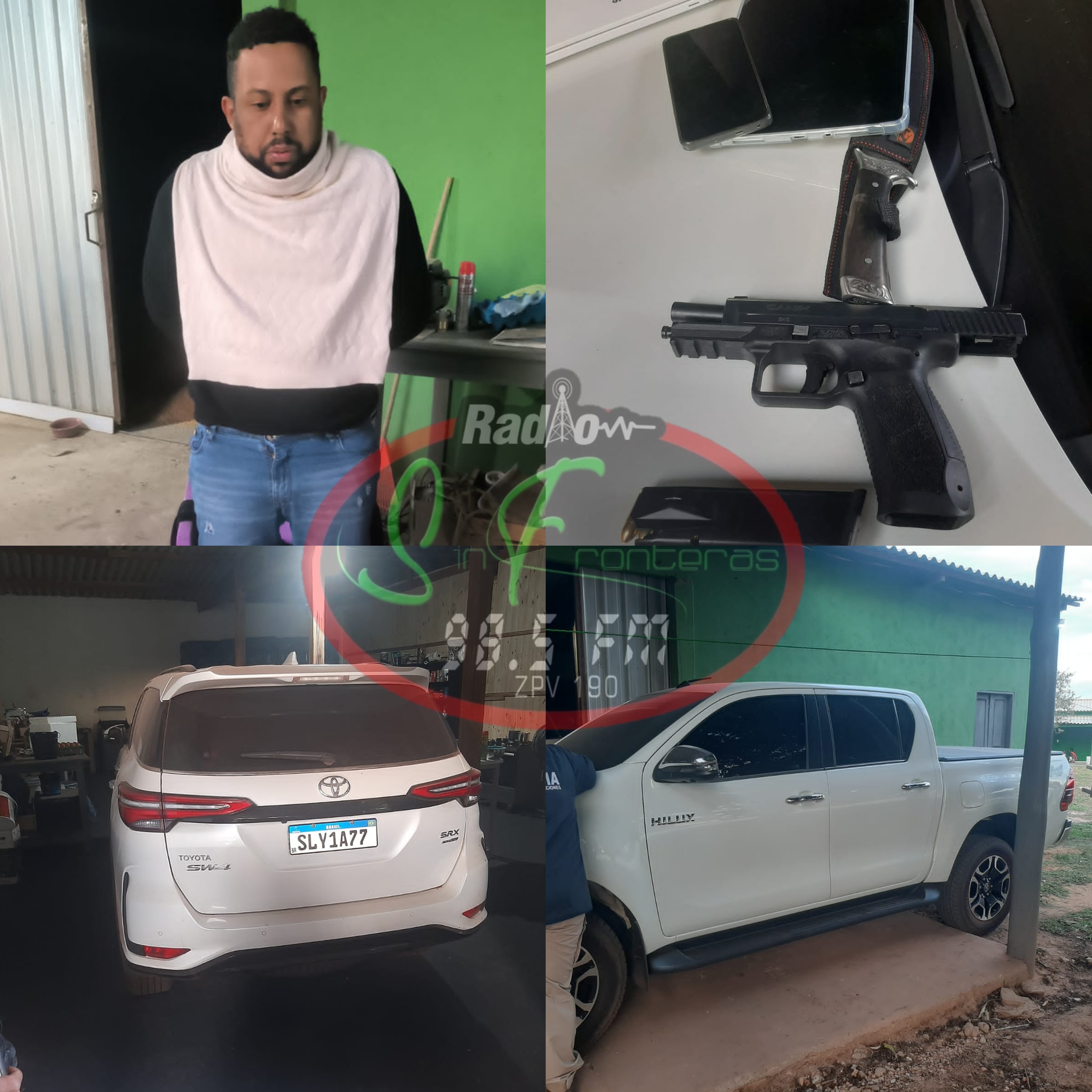 Operación Armadillo:  Brasileño detenido con orden de captura por narcotráfico, presunto integrante de una organización criminal