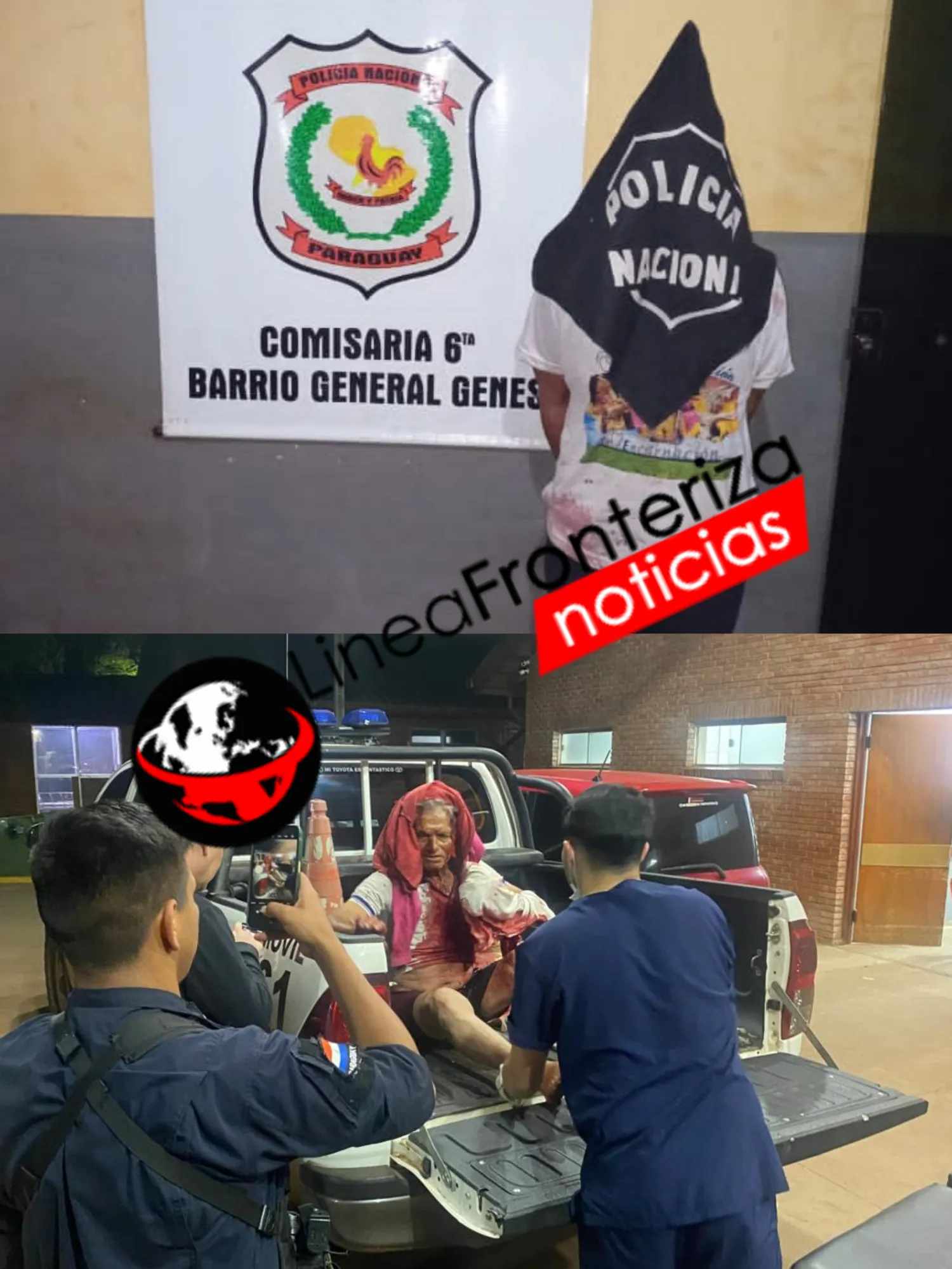 Mujer aprehendida por herir con cuchillo a su pareja en barrio General Genes