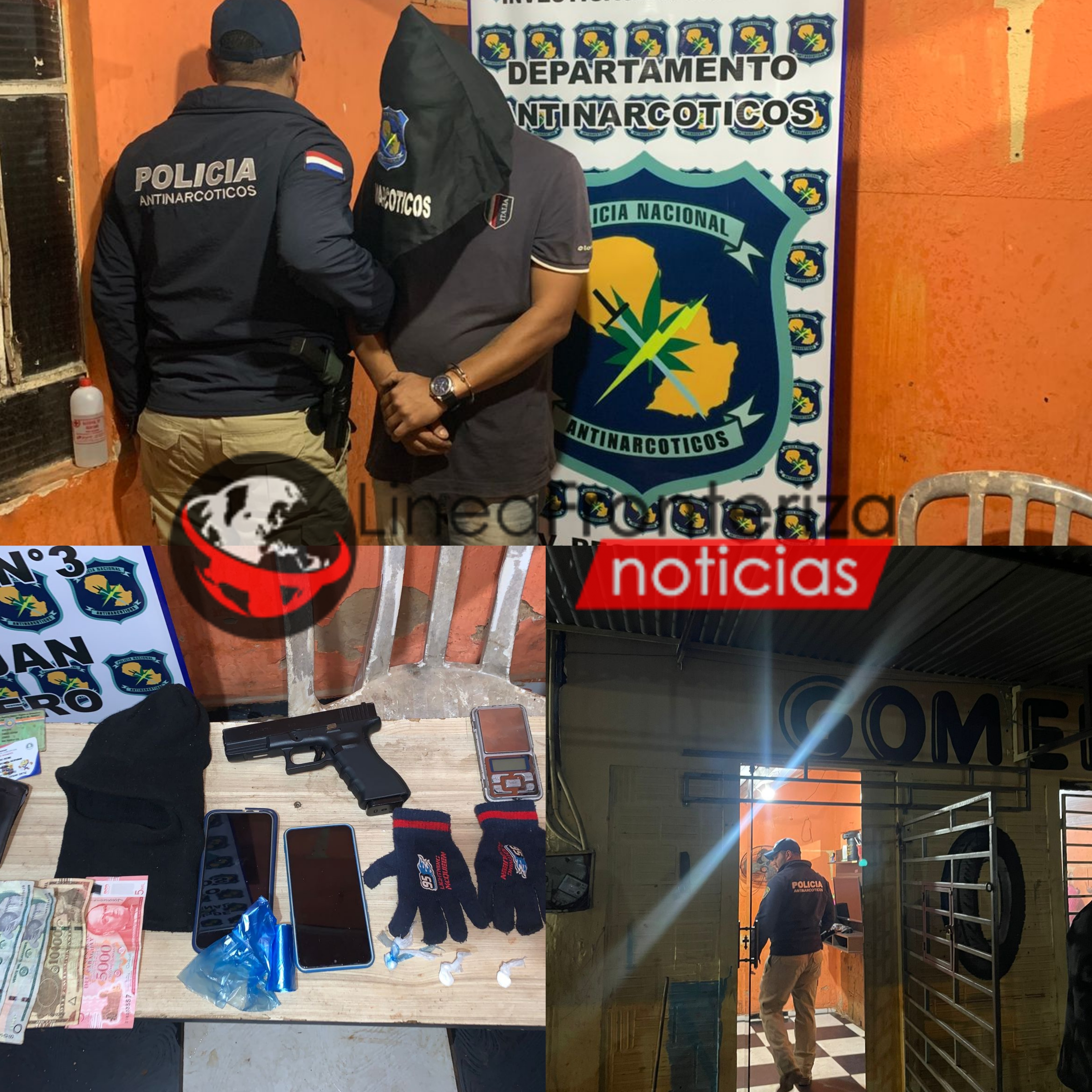 Antinarcóticos detiene a un sujeto e incauta cocaína.