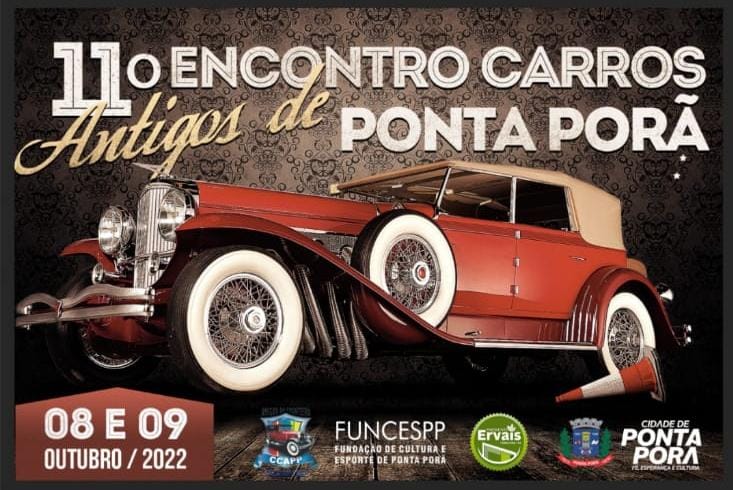 Encuentro de autos antiguos se tendrá este fin de semana en Ponta Porã.