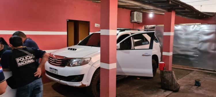 Hallan vehículo utilizado en nuevo caso de sicariato en Pedro Juan Caballero