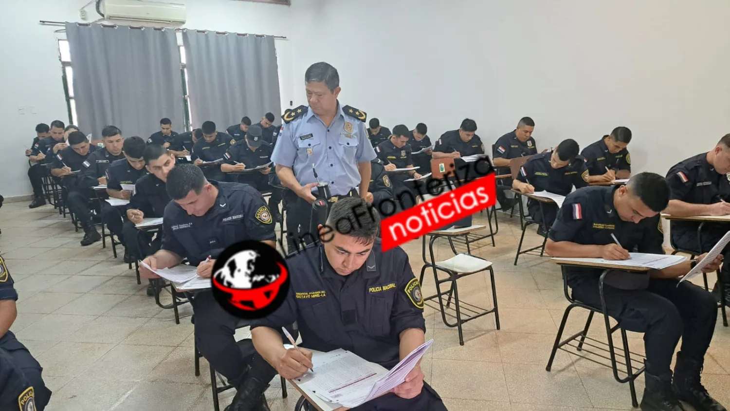 Suboficiales de la Policía de Amambay fueron sometidos a pruebas en el marco de los ascensos