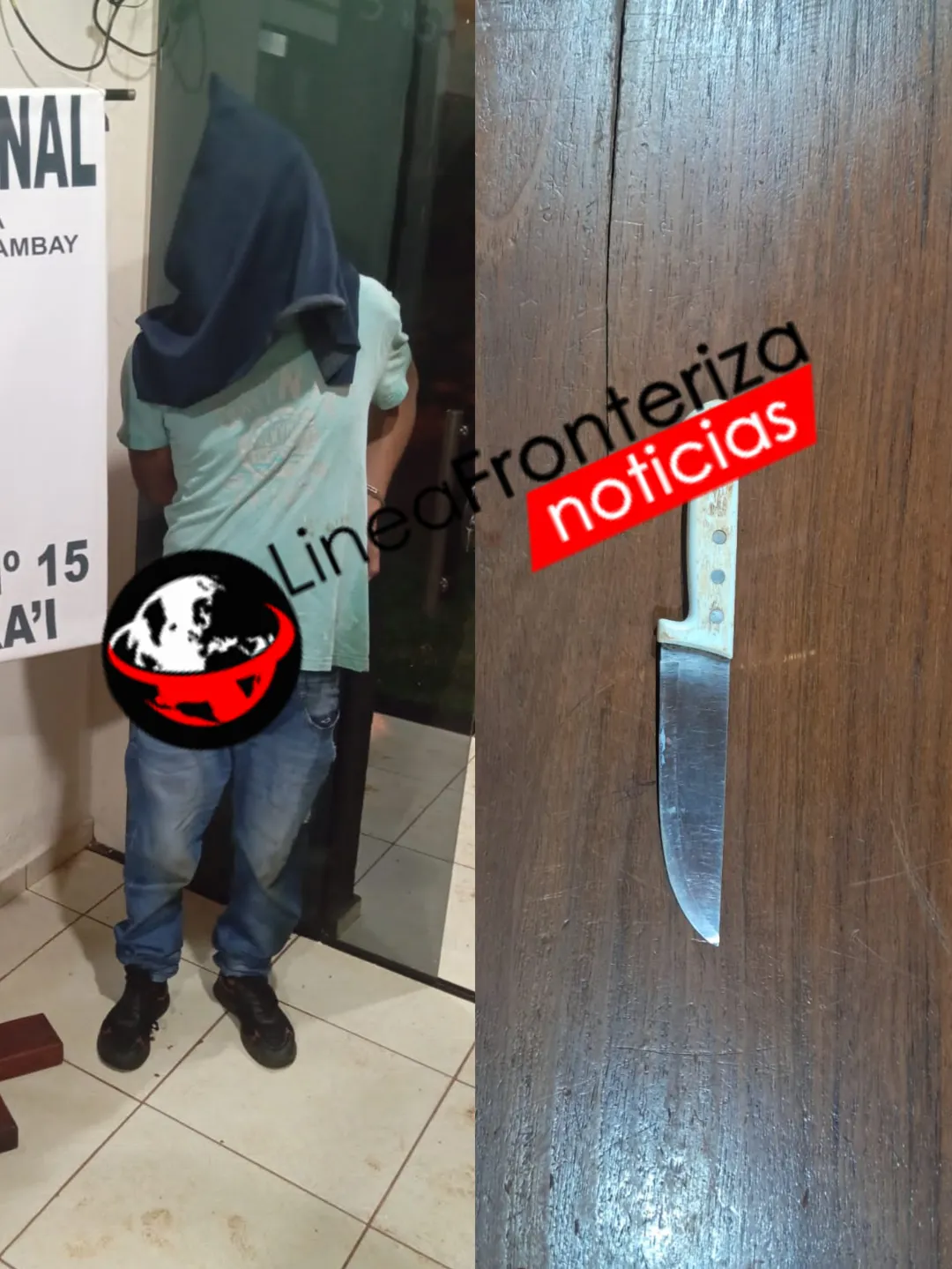 Amenazó a vecinos y agredió a su propio padre en Cerro Cora’i