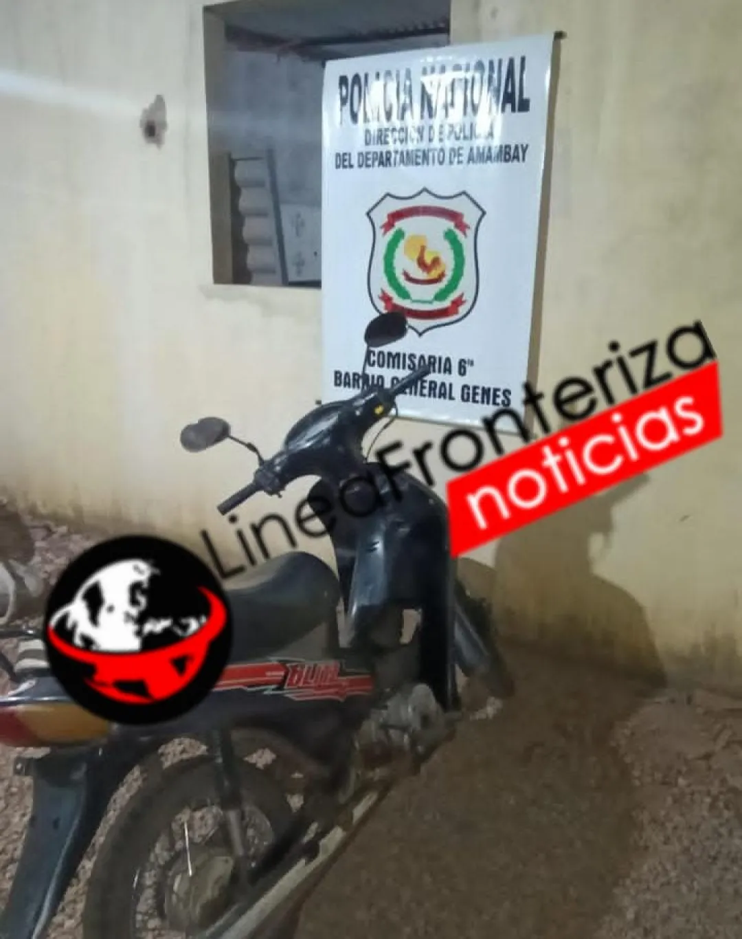 Policía recupera motocicleta robada tras persecución en Pedro Juan Caballero