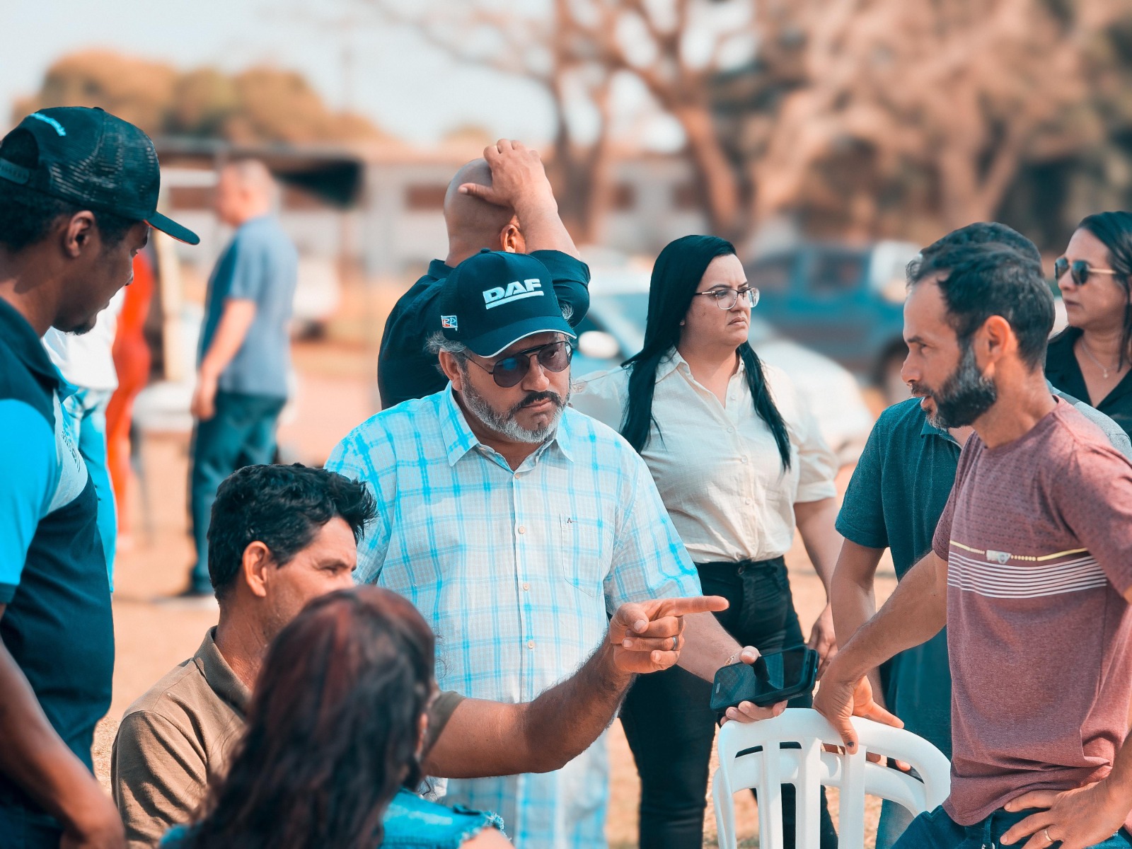 Carlos Bernardo visitó la comunidad del asentamiento Itamarati y participó en el 7° encuentro de agricultores del Asentamiento.