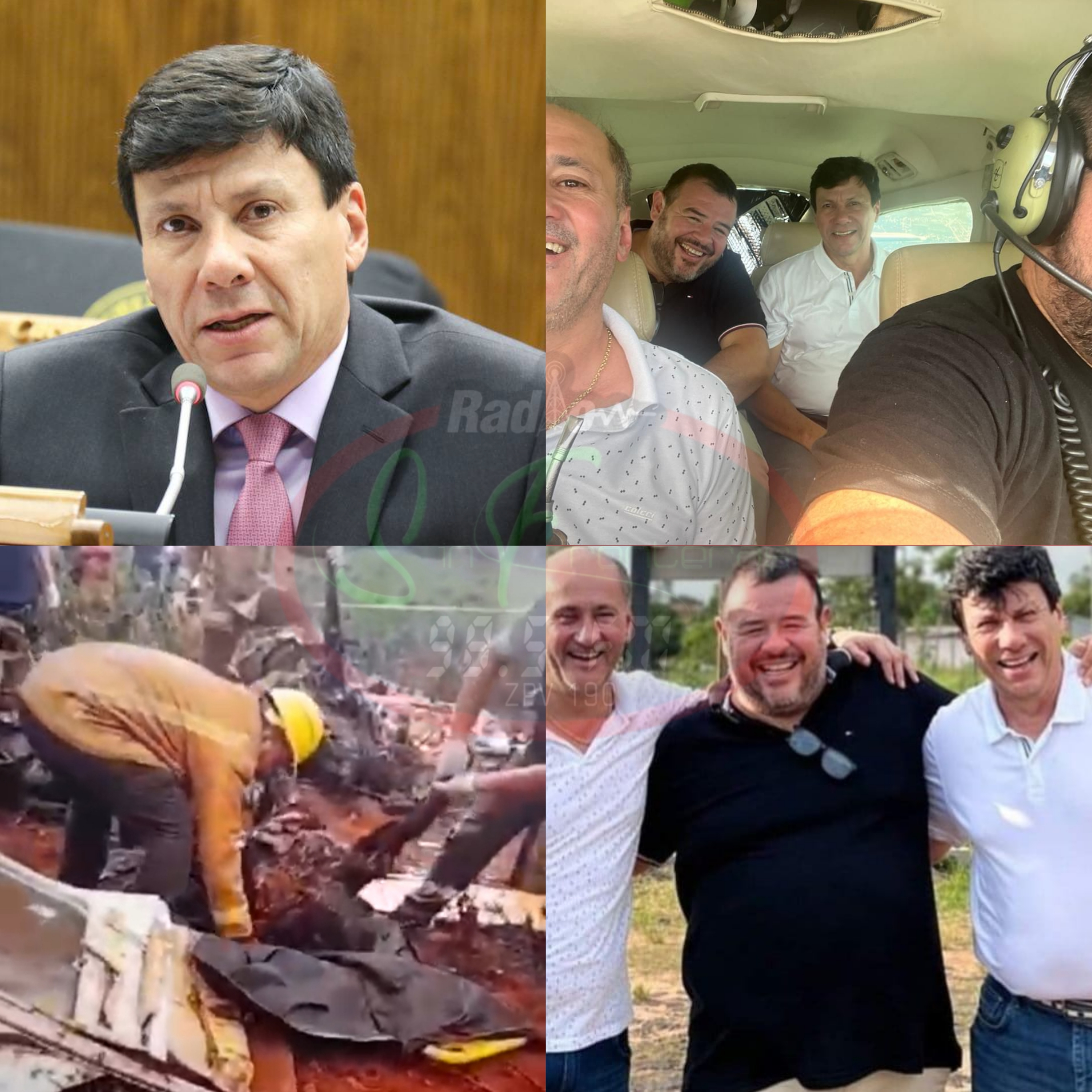 El diputado Walter Harms y otras tres personas mueren en accidente aéreo