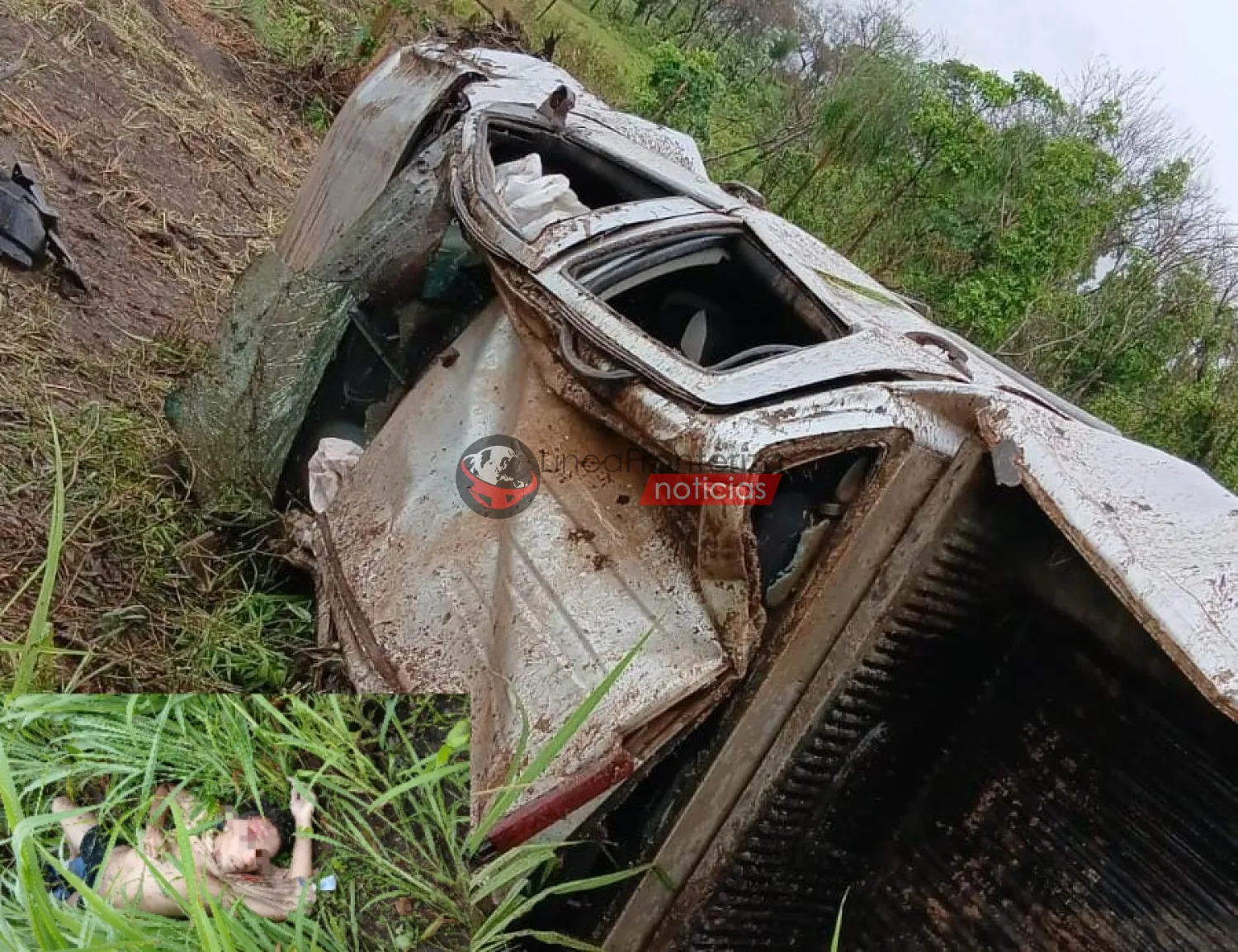 Tragedia en la Ruta PY-08: conductor muere tras violento vuelco en Bella Vista Norte