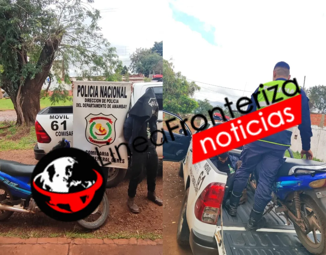 Recuperan motocicleta hurtada y aprehenden al presunto autor en el barrio General Genes