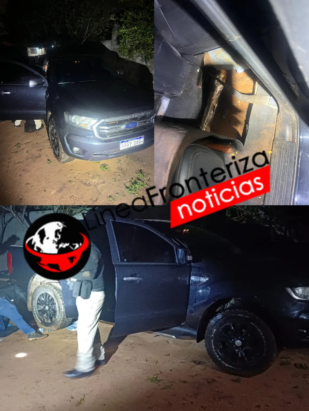 Allanamiento en Capitán Bado: Incautan camioneta con doble fondo en causa por transgresión a la Ley de Armas