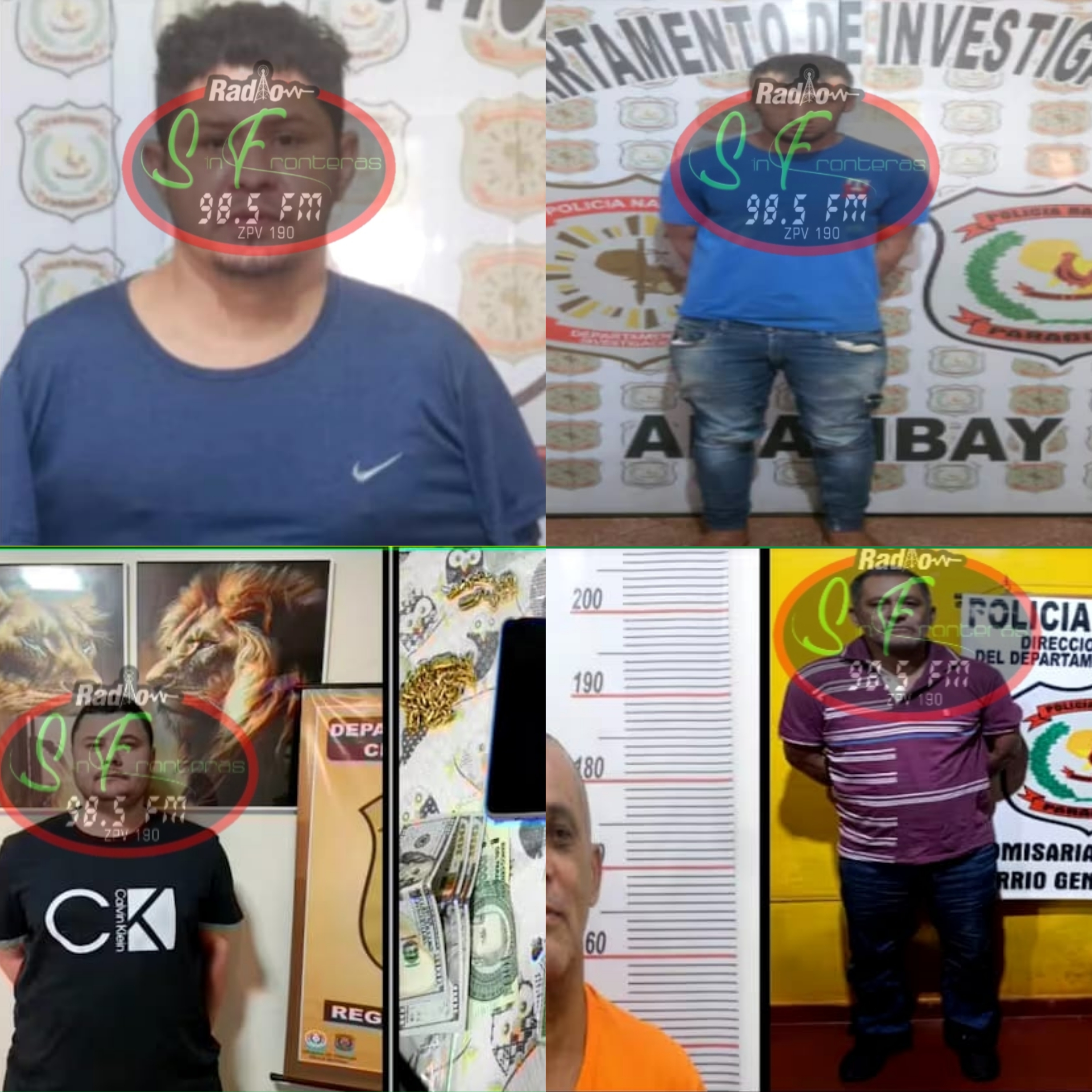 Desarticulan una banda del PCC que planeaba asaltar entidades bancarias y comercios en la frontera.
