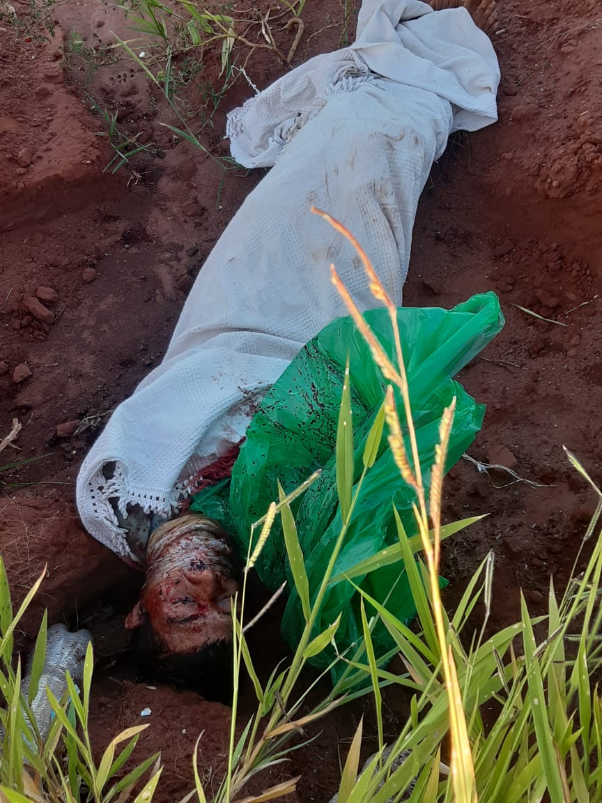 Hallazgo de cadáver en la frontera