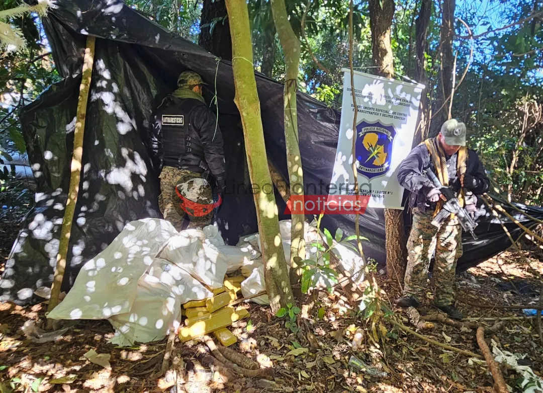Antinarcóticos allana inmueble rural y destruye más de seis toneladas de marihuana en Amambay