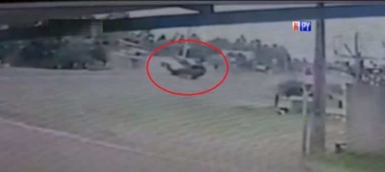 Así fue el impactante accidente en Capitán Bado