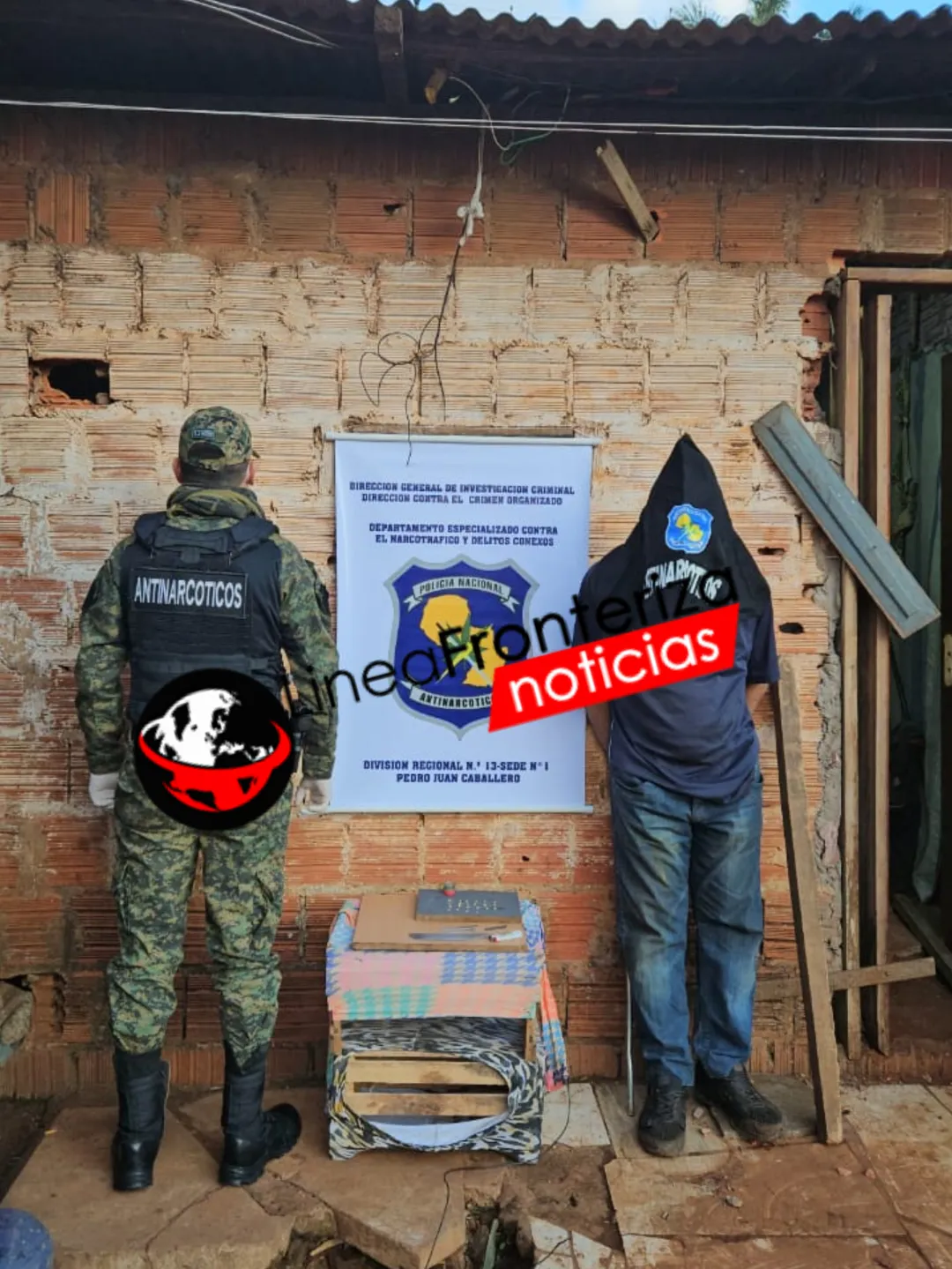 Allanamiento en Pedro Juan Caballero deja un detenido e incautación de drogas