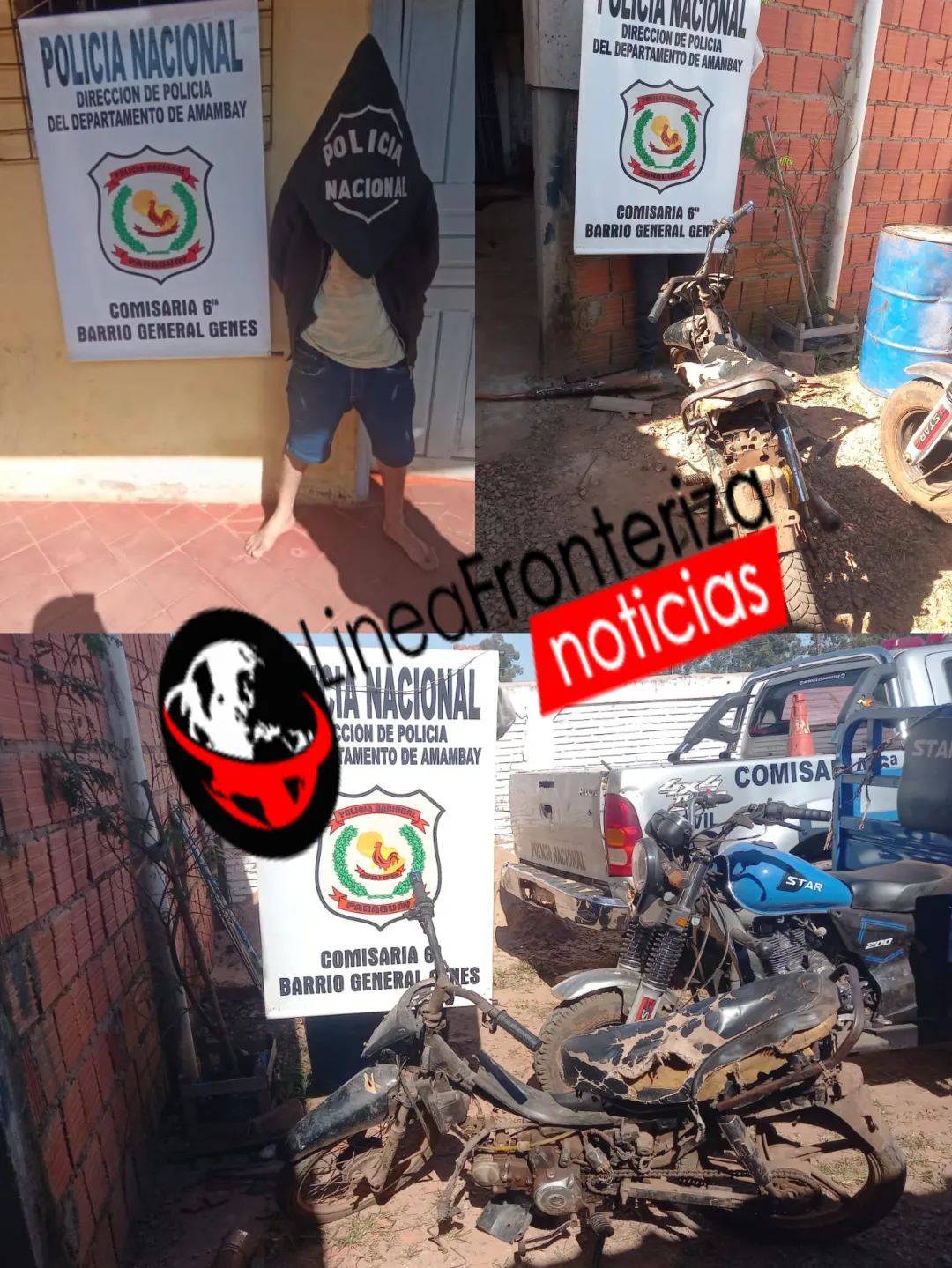 Detienen a hombre con orden de captura y varios antecedentes en operativo conjunto en Pedro Juan Caballero