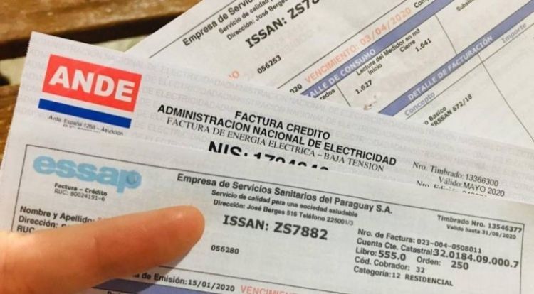 Exoneración de facturas de ANDE y Essap: qué opciones tendrán aquellos que no fueron incluidos