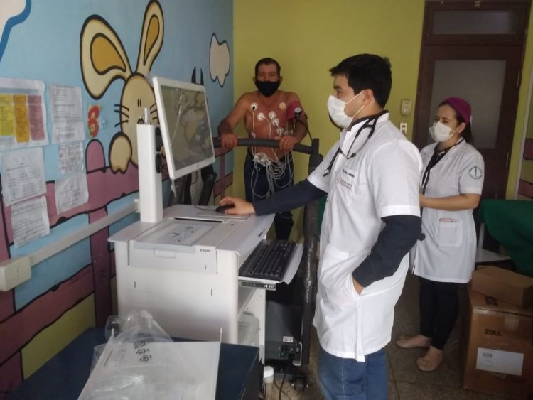 Primera Ergometría en el Hospital Regional de Pedro Juan Caballero