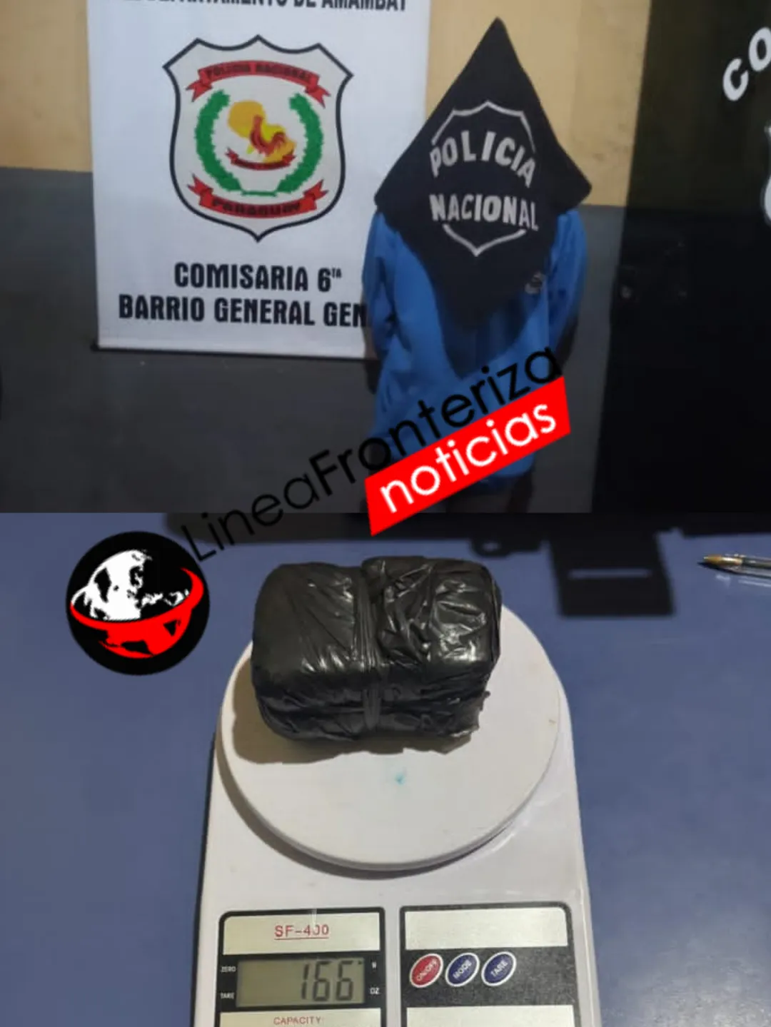 Aprehenden a menor con marihuana en Fracción El Mangal
