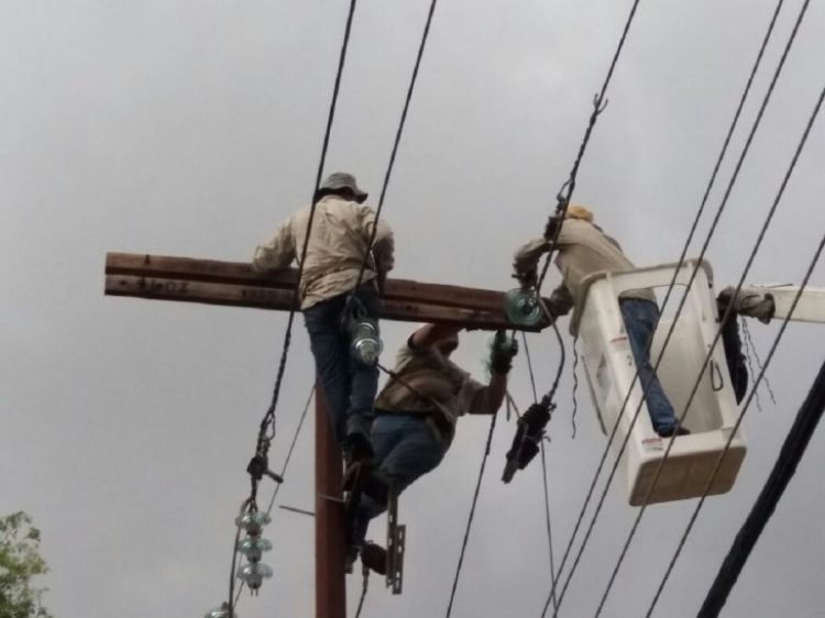 Temporal deja sin energía eléctrica a unos 300.000 usuarios de la ANDE