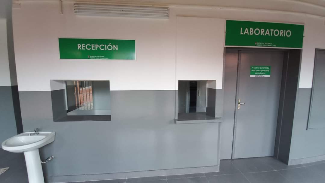 Habilitaran Laboratorio Clínico totalmente remodelado, en el Hospital Regional de Pedro Juan Caballero.
