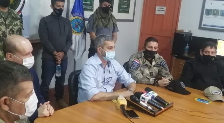 Abdo destaca "exitoso" operativo en el norte y pide a miembros del EPP entregarse de forma pacífica