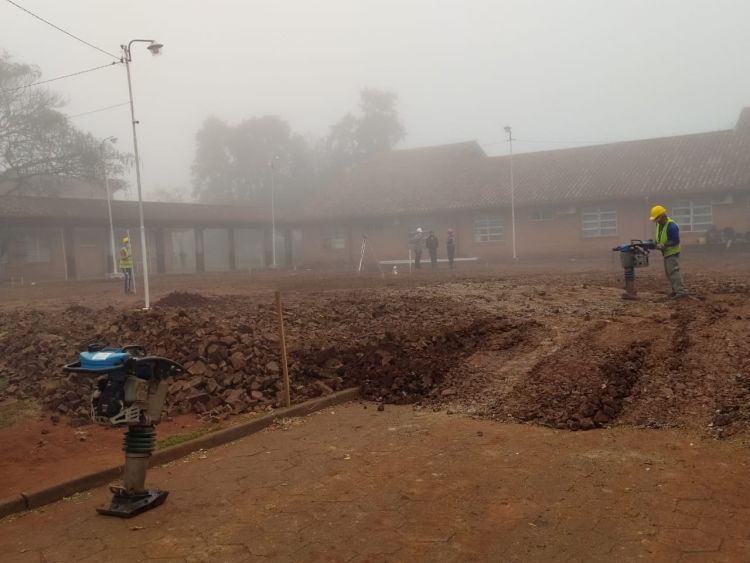 Pabellón de contingencia en Pedro Juan contará con 32 camas y estará listo en 45 días