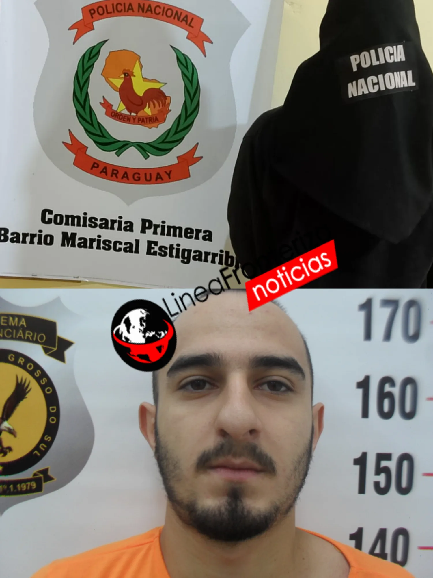Detienen a brasileño con orden de captura internacional tras persecución en la frontera