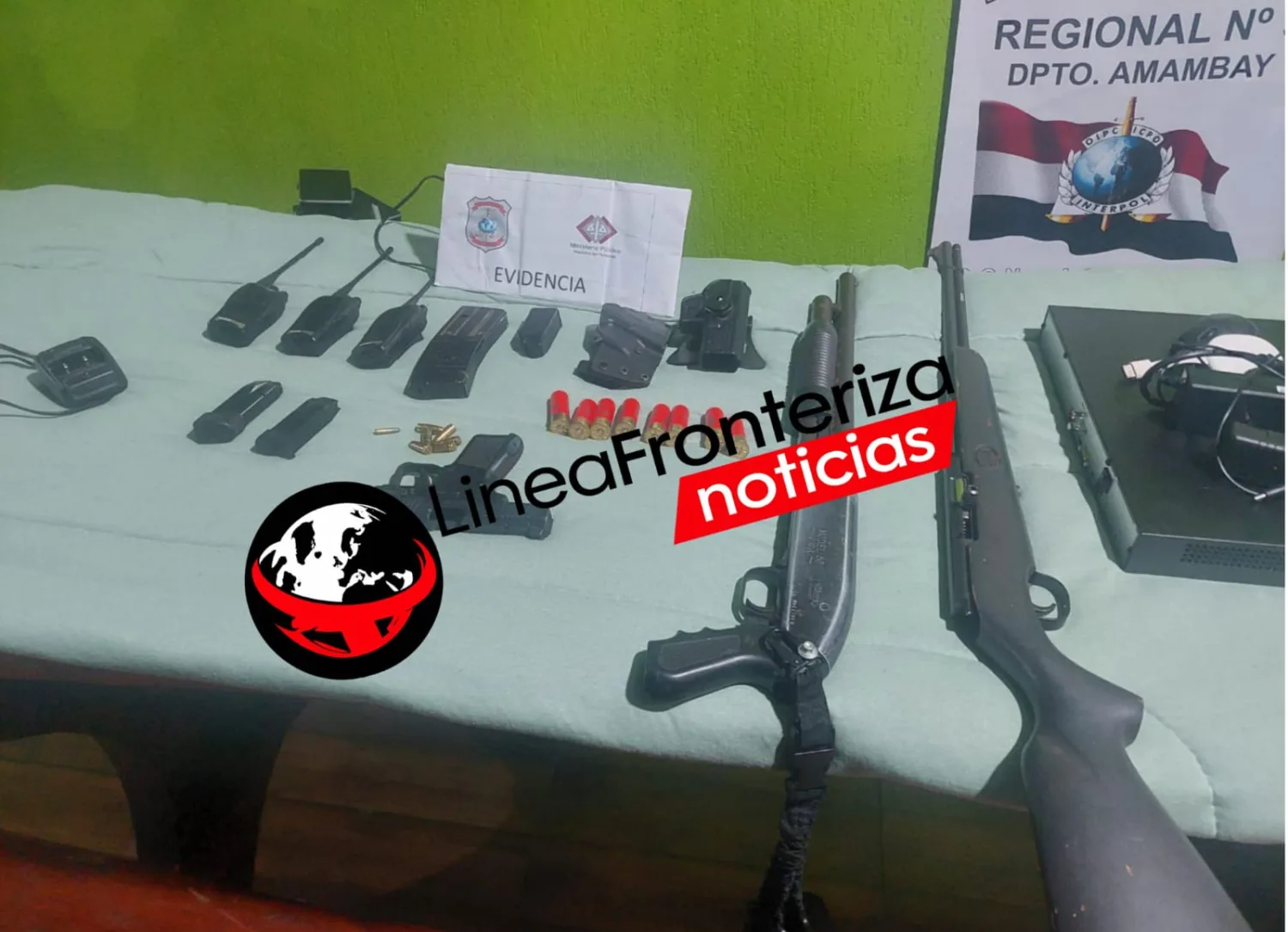 Allanamiento en Cerro Corá deja un aprehendido y varias evidencias incautadas