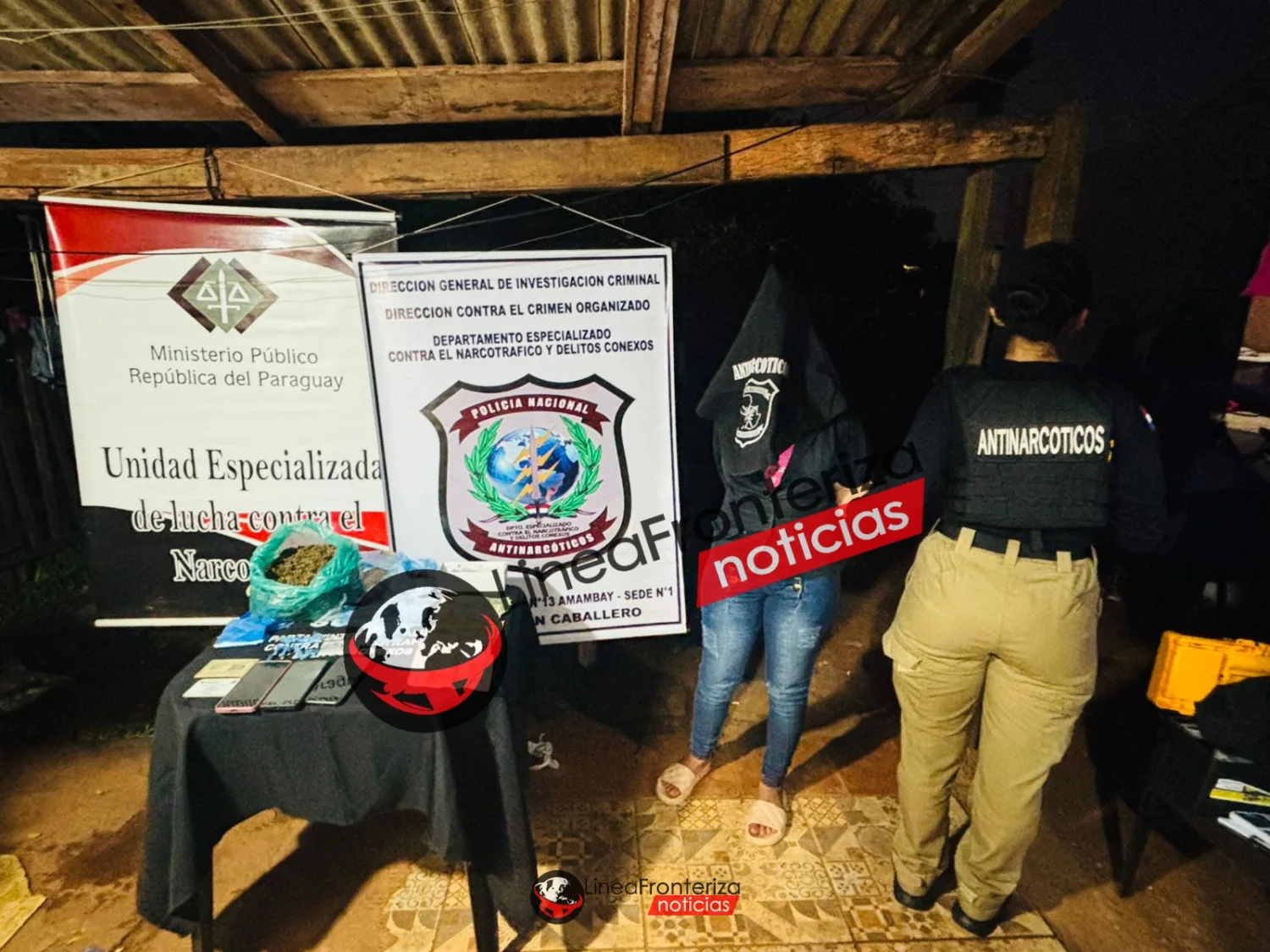 Allanamiento en María Victoria deja una detenida por presunto microtráfico
