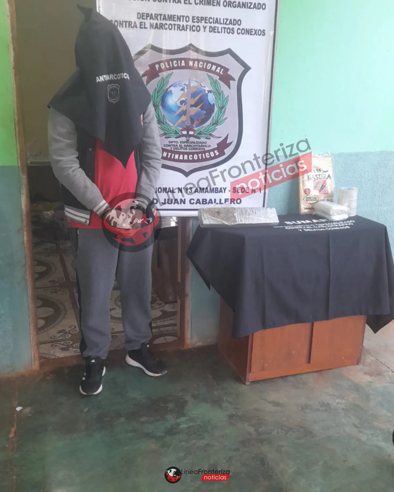 Allanamiento antidrogas en el barrio Obrero: un aprehendido y marihuana incautada