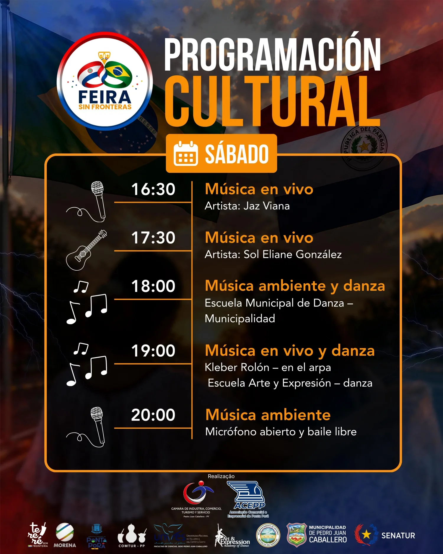 🎭 Feria Sin Fronteras presenta una jornada cultural este sábado