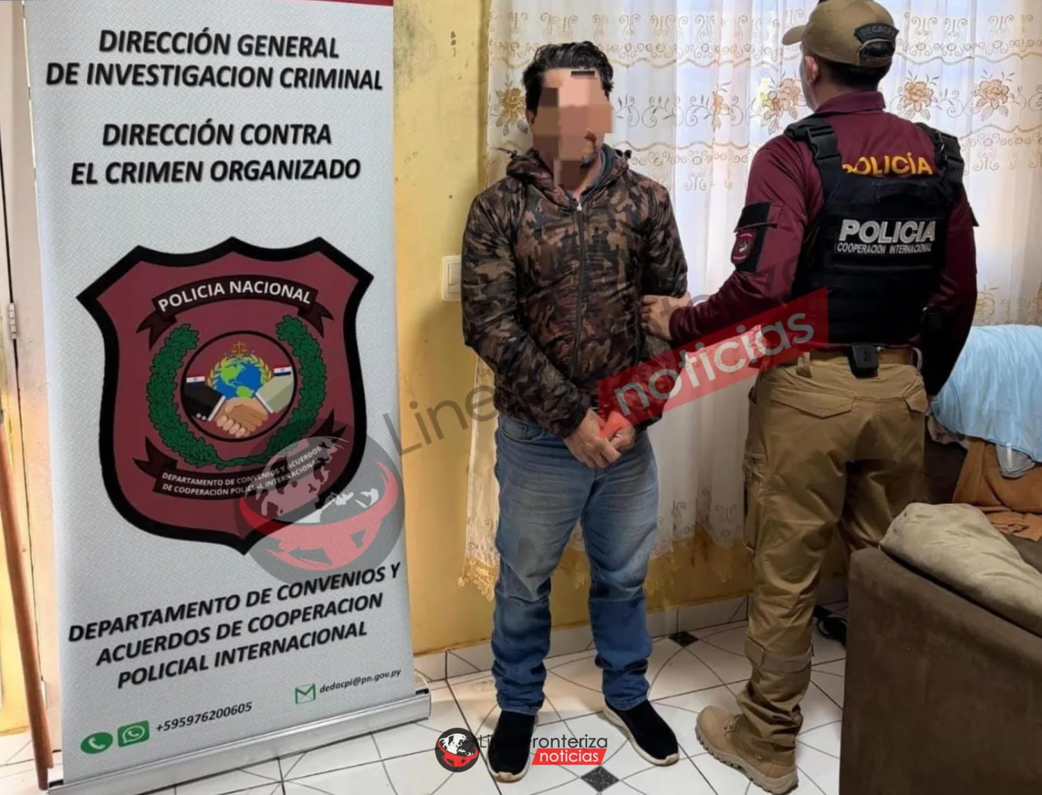 BRASILEÑO CONDENADO A 15 AÑOS DE PRISIÓN ES DETENIDO EN PEDRO JUAN CABALLERO