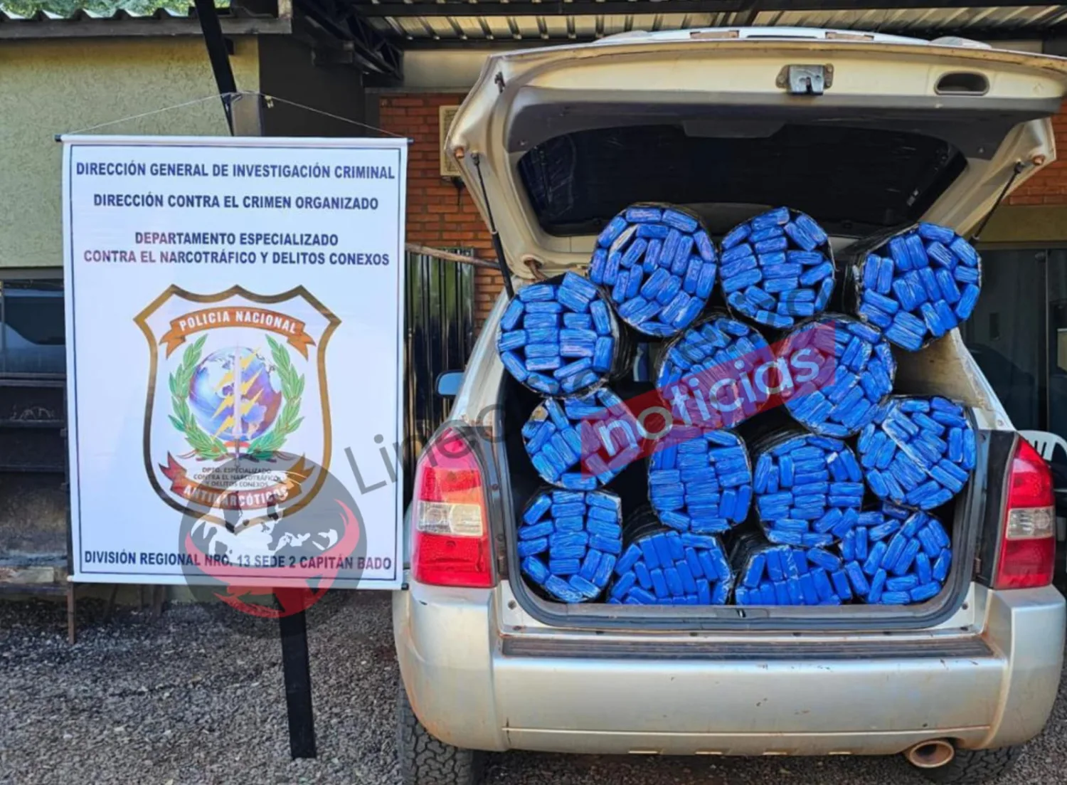 Incautan 235,5 kilos de presunta marihuana y detienen a un hombre en Karapaí