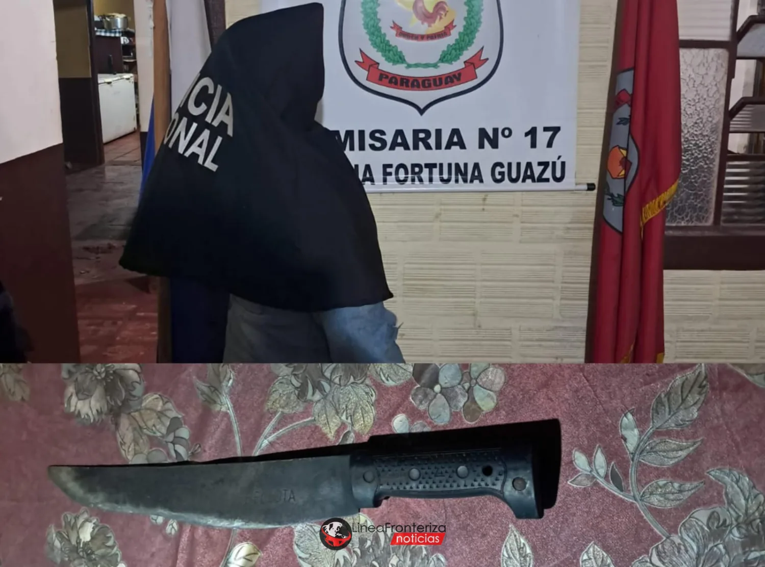 Rápida acción policial permitió la aprehensión del presunto autor de un homicidio en Zanja Pytã
