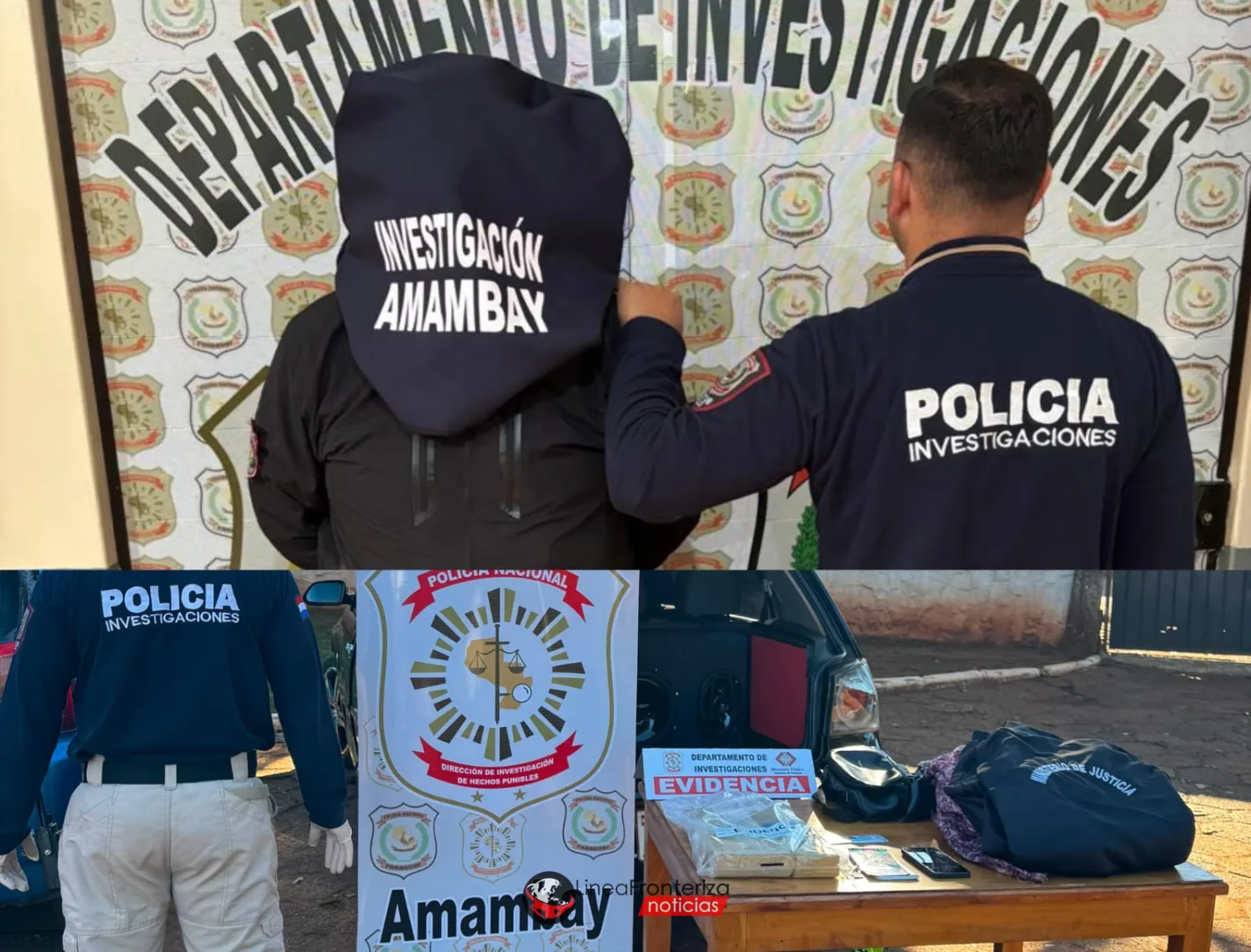 Agente penitenciario es detenido con más de 2 kilos de supuesta marihuana