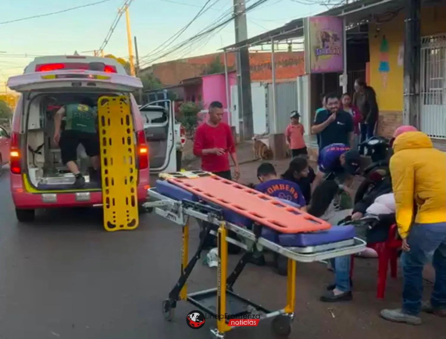 Choque entre motocicletas deja tres personas heridas en Pedro Juan Caballero