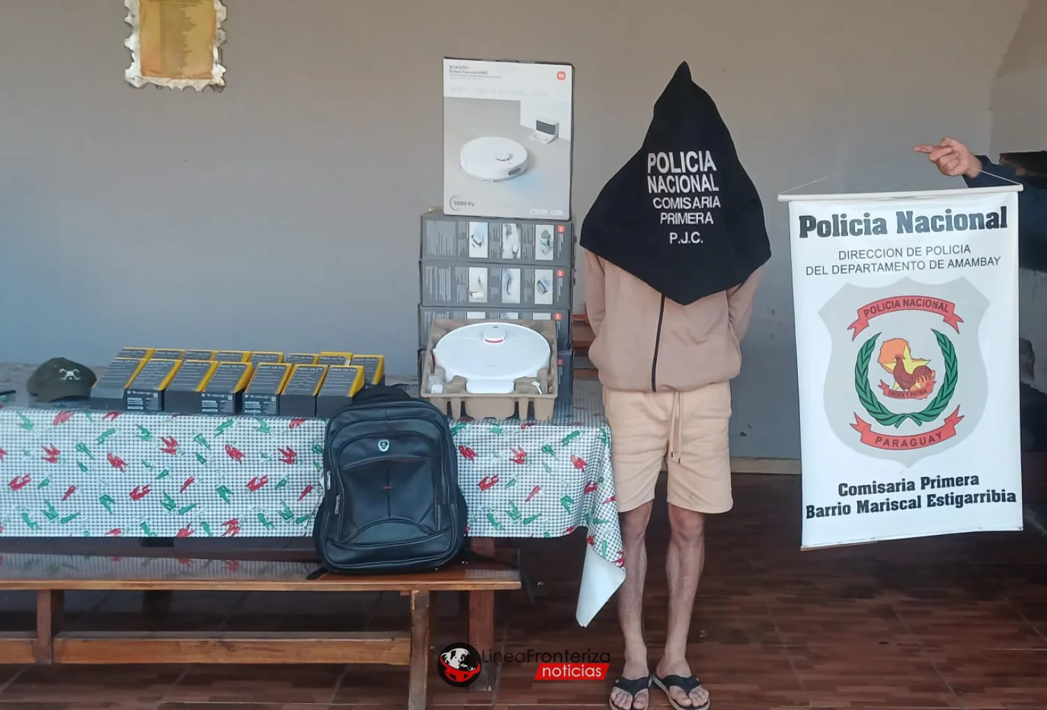 Brasileño fue aprehendido tras persecución policial