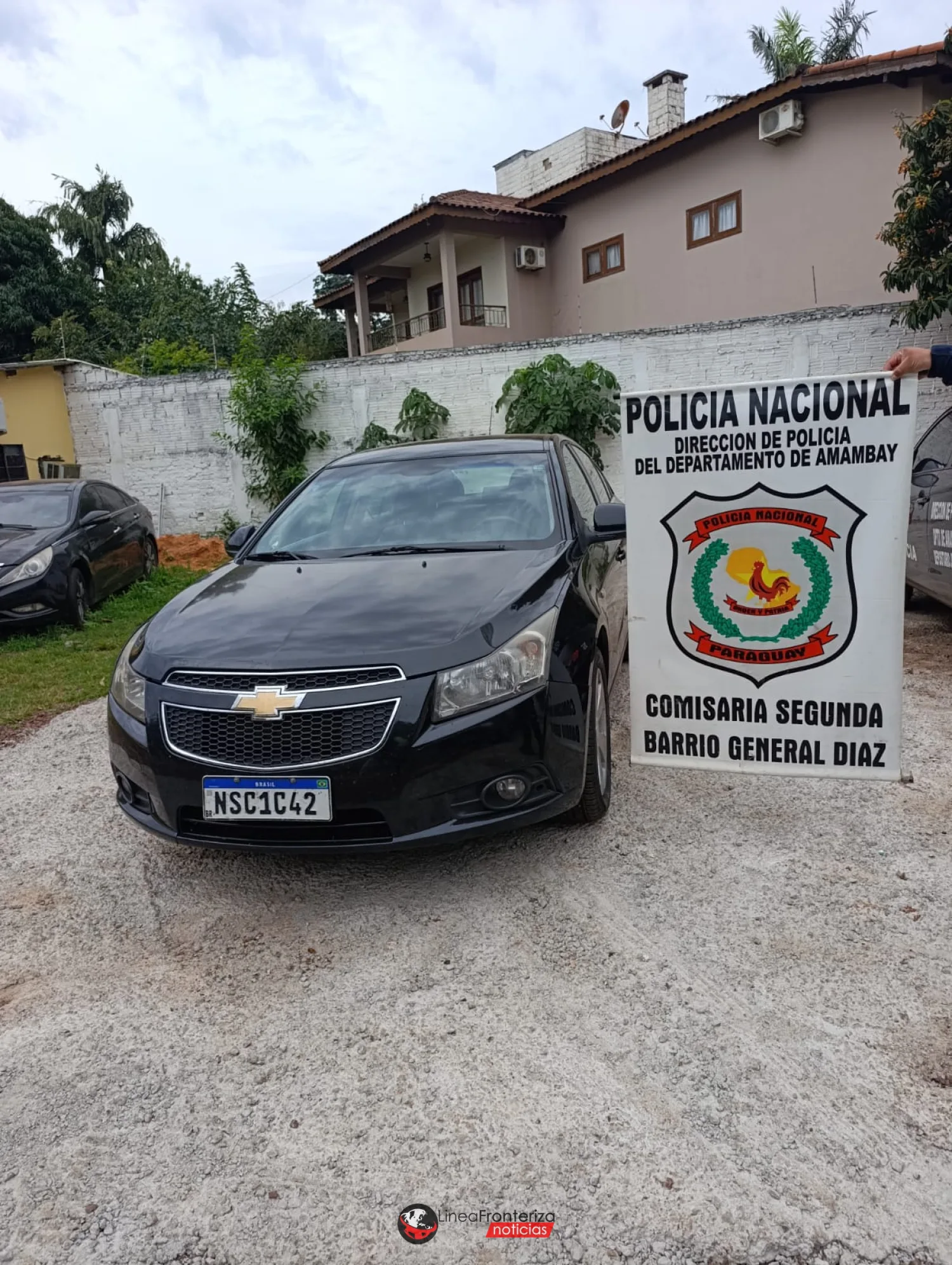 RECUPERAN EN PONTA PORÃ VEHÍCULO DENUNCIADO COMO HURTADO