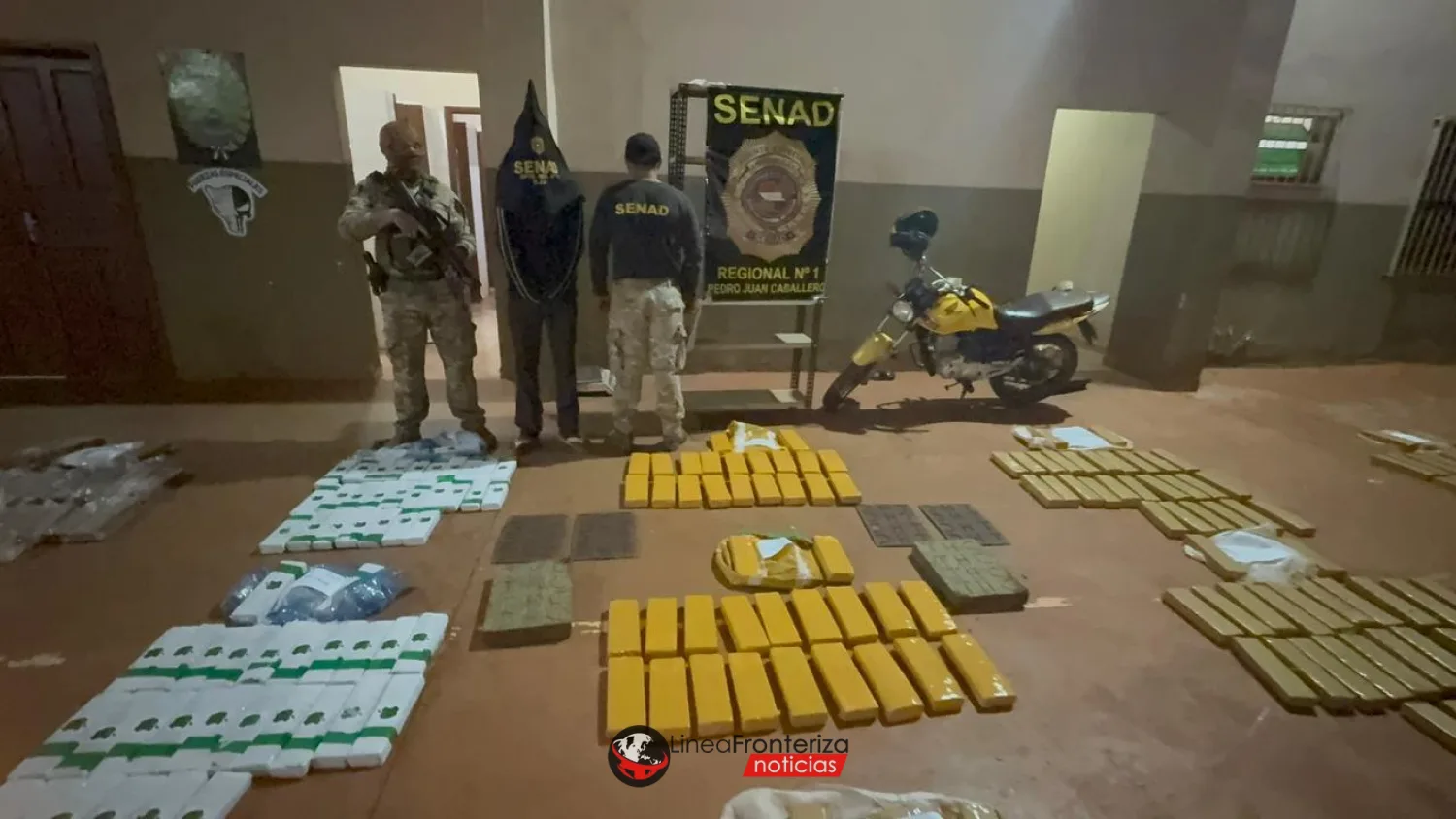 SENAD DA GOLPE AL NARCOTRÁFICO EN CAPITÁN BADO